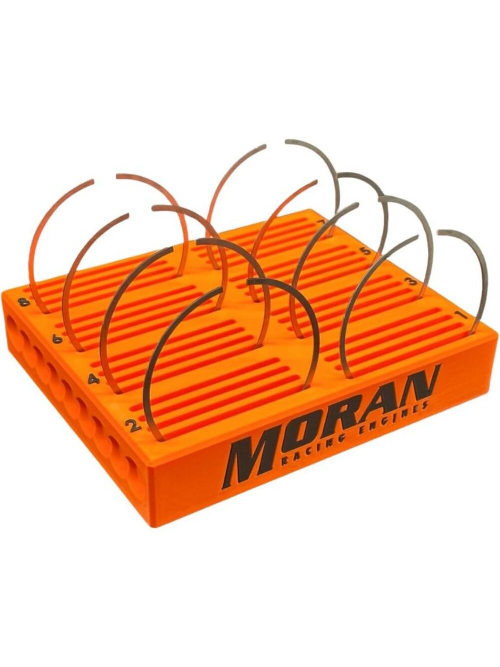 Universal Piston Ring Organizer | Anti-Slip Pads | Holds Up to 8 Pistons
